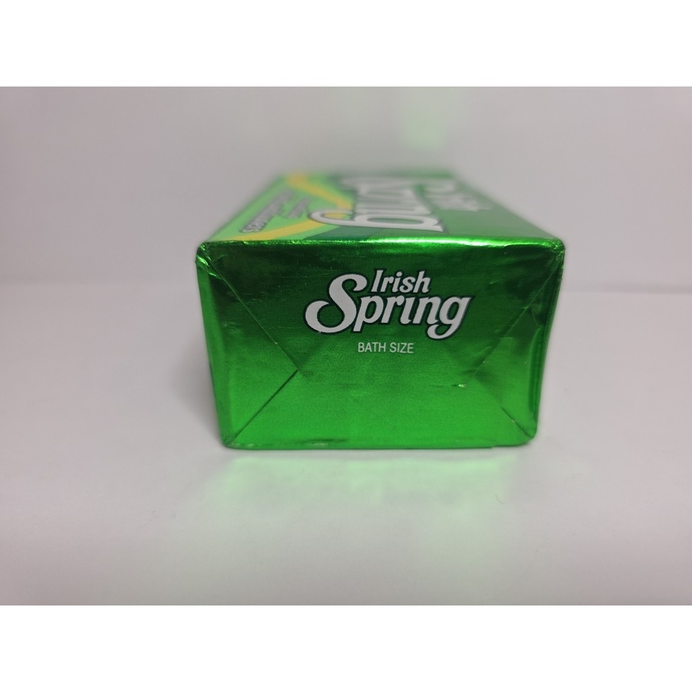 Irish‎ Spring Deodorant Soap Bar Vintage Green Foil  NOS Sealed - Picture 6 of 6